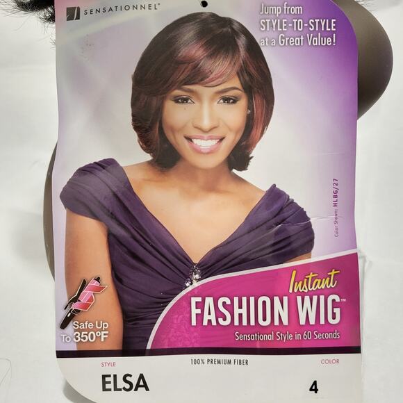 Sensationnel Wig Short brown Synthetic wig Style Name: Elsa - Picture 5 of 12